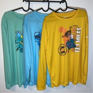 Disney Run 2023 Half 13.1 10K 5K Marathon Long Sleeve Tees Mirabel Lumiere Lot